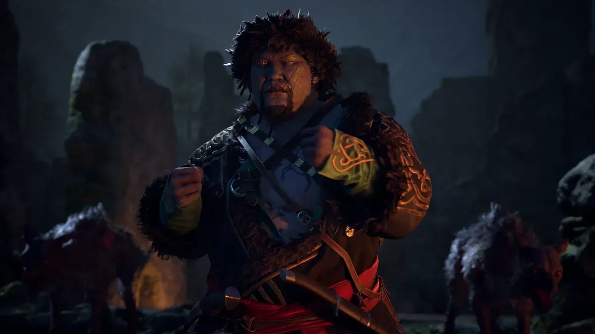 Bakir in the official character screenshot gallery